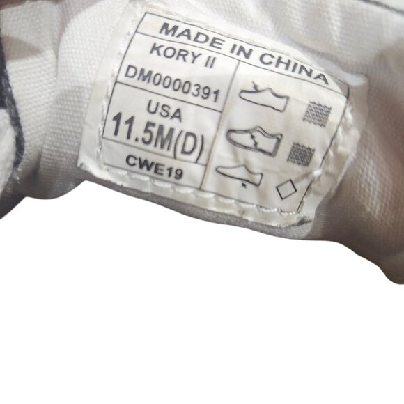 Dexter Mens Bowling Shoes Size 11.5 Gray & White Non-Marking Rubber Sole - Picture 8 of 9